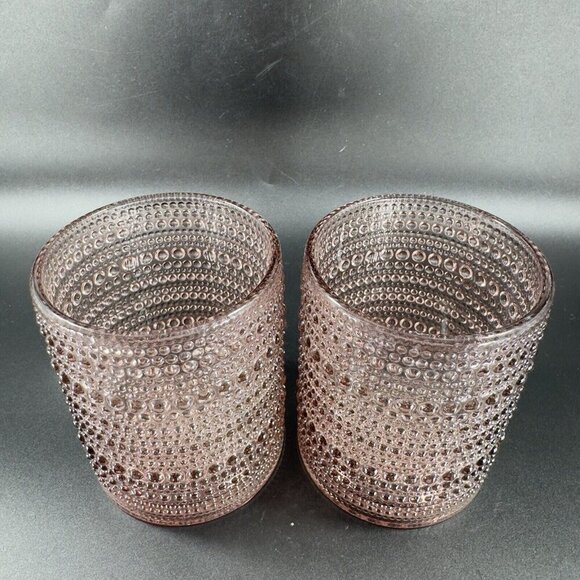 D&V By Fortessa Jupiter Double Old Fashion Glass 10oz Tumbler Set 2 Tumblers VTG - Picture 12 of 13